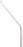 Medline Sinskey Lens Manipulating Hooks - 4.5" (11.5 cm) German Stainless Steel Sinskey Hook with Angled 0.25 mm Blunt Tip - MDS0766141