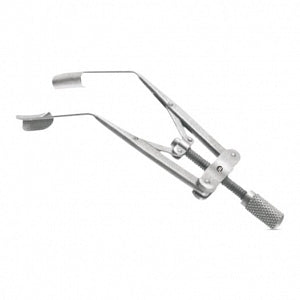 Medline Lieberman Eye Specula - 15 mm Open Blade Lieberman Eye Speculum with Aspirator and 1.2 m Long Tubing - MDS0787948