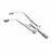 Medline Lieberman Eye Specula - 15 mm Open Blade Lieberman Eye Speculum with Aspirator and 1.2 m Long Tubing - MDS0787948