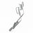 Medline Ginsberg Eye Speculum - Ginsberg Eye Speculum with Flared 15mm Upper Blades and Fenestrated Lower Blades - MDS0787964