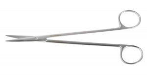 Medline Metzenbaum Dissecting Scissors - 7" (17.8 cm) Curved Metzenbaum Dissecting Scissors with Sharp / Sharp Tips - MDS0802718