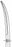 Medline Curved Standard Operating Scissors - Curved Standard Operating Scissors, Sharp / Blunt, 8" - MDS0811120