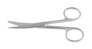 Medline Curved Standard Operating Scissors - Curved Standard Operating Scissors, Sharp / Blunt, 8" - MDS0811120