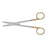 Medline Furst Mayo Tungsten Carbide Scissors - Mayo Tungsten Carbide Scissors with Beveled Blade, Straight, 9" - MDS0816423F