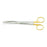 Medline Furst Mayo Tungsten Carbide Scissors - Mayo Tungsten Carbide Scissors with Beveled Blade, Curved, 9" - MDS0816523F