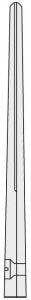 Medline Mayo Dissecting Scissors - Mayo Dissecting Scissors, Straight, Round Blade, 7-3/4" - MDS0817019