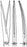 Medline Metzenbaum Tungsten Carbide Scissors - Metzenbaum Tungsten Carbide Dissecting Scissors, Curved, Sharp / Sharp, 10" - MDS0827725