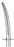 Medline Metzenbaum Dissecting Scissors - 11" (28 cm) Curved Metzenbaum Dissecting Scissors with Blunt / Blunt Tips - MDS0828128