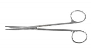 Medline Fine Metzenbaum Dissecting Scissors - SCISSOR, METZENBAUM, FINE, BL / BL, CVD, 5.5" - MDS0828315