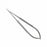 Medline Jacobson Micro Vascular Scissors - 7" (17.8 cm) Flat Handle Jacobson Micro Vascular Scissors with Fine 60˚ Angle Sharp / Sharp Tips - MDS0828860