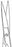 Medline Iris Scissors - 3.5" (8.9 cm) Iris Scissors with Straight Sharp / Sharp Tips - MDS0834009