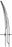 Medline Iris Scissors - 4.5" (11 cm) Iris Scissors with Curved Sharp / Sharp Tips - MDS0834312