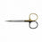 Medline Knapp Iris Scissors - 4.5" (11.4 cm) Straight Knapp Iris Scissors with Tungsten Carbide Inserts and Sharp / Blunt Tips - MDS0834411S