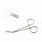 Medline Iris Scissors - 4.125" (11 cm) Iris Scissors with Angled Probe Point - MDS0835065