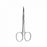 Medline Knapp Iris Scissors - 4.5" (11.4 cm) Straight Knapp Iris Scissors with Large Rings, Tungsten Carbide Inserts and Sharp / Sharp Tips - MDS0835511