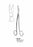 Medline Dean Tonsil Scissors - Dean Tonsil Scissors with Handle, Slight Curve, Angled Blade, 6.75" - MDS0842717