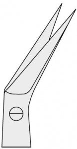 Medline Potts-Smith Scissors - SCISSOR, POTTS-SMITH, ANG 60D, 22MM, 7.25" - MDS0848060