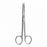 Medline Kelly Operating Room Scissors - 6-1/4" ( 16 cm) Straight Sharp Kelly Scissors with Serrated Lower Blade - MDS0854017