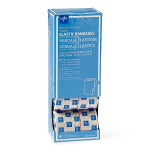 Medline Nonsterile Matrix Elastic Bandages - Matrix Elastic Bandage with Self-Closure, 4" x 10 yd. - MDS087104LF