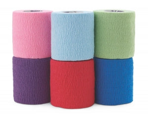Milliken CoFlex LF2 Quick-Stick Nonsterile Cohesive Bandages - CoFlex LF2 Quick-Stick Nonsterile Cohesive Bandages, Assorted Colors, 3" x 5 yd. (7.6 cm x 4.6 m) - 9300CP