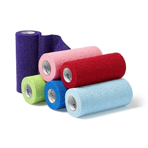 Milliken CoFlex LF2 Quick-Stick Nonsterile Cohesive Bandages - CoFlex LF2 Quick-Stick Nonsterile Cohesive Bandages, Assorted Colors, 6" x 5 yd. (15.2 cm x 4.6 m) - 9600CP