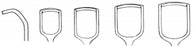 Medline Reverse Curve Adenoid Curettes - CURRETTE, ADENOID, REV, SZ 0, 11MM, 8.5" - MDS0893551
