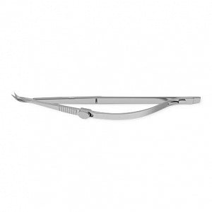 Medline Katzin and Troutman-Katzin Corneal Scissors - 4.13" (10.5 cm) Troutman-Katzin Corneal Transplant Scissors with Right Curve Blunt / Blunt Tips - MDS0914134