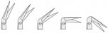 Medline Artery Scissors - SCISSOR, ARTERY, ANG 120DEG, 6.75, 17.2CM - MDS0942112