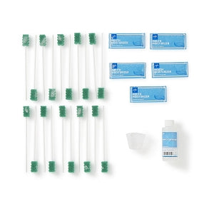 Medline Extended Oral Care Kit with Hydrogen Peroxide - Swab System Ex ...