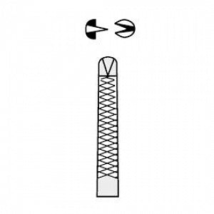 Medline Furst Adson Tissue Forceps - Adson Tissue Forceps with Tungsten-Carbide, 4.75", 1 x 2 - MDS1000212F