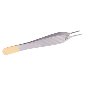 Medline Furst Adson Tissue Forceps - Adson Tissue Forceps with Tungsten-Carbide, 4.75", 1 x 2 - MDS1000212F