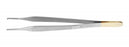 Medline Adson Tissue Forceps - Adson Micro Tissue Forceps, 1x2 Teeth, 6", Cross Serration, Tungsten Carbide - MDS1000215