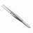 Medline Standard Tissue Forceps - 4" (10 cm) Straight Standard Tissue Forceps with 1 x 2 Teeth - MDS1012010
