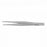 Medline Furst Standard Tissue Forceps - 10" (25.4 cm) Furst Straight Standard Tissue Forceps with 1 x 2 Teeth, Japanese Stainless Steel - MDS1012025F