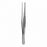 Medline Tissue Forceps - 7" (18 cm) Fine Tip Tissue Forceps with 1 x 2 Teeth - MDS1012318