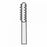 Medline Adson Tissue Forceps - Adson Tungsten Carbide Brown Tissue Forceps, 7x7 Teeth, 4.75" - MDS1019812