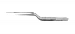 Medline Gerald Bayonet Delicate Dissecting Forceps - 7-1/2 " (18 cm) Long Gerald Bayonet Delicate Dissecting Forceps with 0.5 mm Tips - MDS1030418