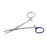 Medline Mosquito Halsted Floor-Grade Forceps - Halsted Mosquito Forceps, Nonsterile, Single-Use, Straight, 5'', Blue Handle - MDS10527