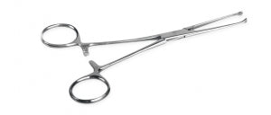 Medline Floor Grade Allis Tissue Forceps - Allis Tissue Floor-Grade Forceps, Nonsterile, Single-Use, 4 x 5 Teeth, 6" - MDS10555