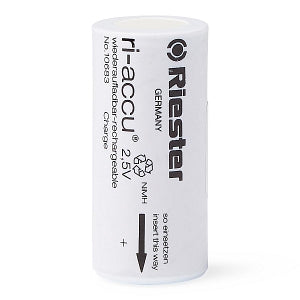 Riester Ri-accu L Rechargeable NiMH Battery - 2.5V Rechargeable NiMH Battery for Plug-In Handles - 10683