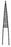 Medline Standard Splinter Forceps - Splinter Forceps with No Pin, Straight, Serrated, 3.5" - MDS1080209