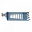 Medline Blue 5-Teeth Medial Caspar Cervical Retractor Blades - 24 mm x 65 mm Blue Caspar Cervical Retractor Blade, 5-Teeth Medial - MDS1080845