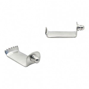 Medline Short Teeth Caspar Retractor Blades - 24 mm x 50 mm Caspar Retractor Blade with Short Teeth - MDS1108430