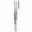 Medline DeBakey Cardiovascular Forceps - 9.5" (24.1 cm) DeBakey Cardiovascular Tissue Forceps with Straight 3.5 mm Tip - MDS1109894