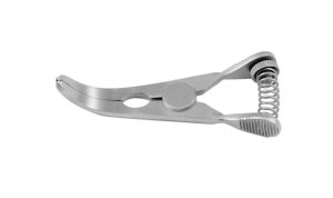 Medline Glover Bulldog Clamps - Glover DeBakey Bulldog Clamp, Atraumatic, Straight, 75 mm - MDS1209606