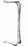 Medline Hargis Cheek Retractor - 8" x 3" (20.5 cm x 7.9 cm) Hargis Cheek Retractor - MDS1217461