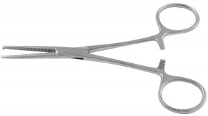 Medline Ochsner Artery Forceps - 10.25" (26 cm) Straight Ochsner Artery Forceps with 1 x 2 Teeth - MDS1232026