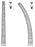 Medline Ochsner Artery Forceps - 10.25" (26 cm) Curved Ochsner Artery Forceps with 1 x 2 Teeth - MDS1232126
