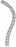 Medline Guyon-Pean Vessel Clamp - HEMOSTAT, KIDNEY PEDICLE, GUYON, 9" - MDS1251924