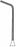 Medline Gregory DeBakey Bulldog Clamp - CLAMP, GREGORY, DEBAKEY, ANG 45D, 11CM - MDS1303511